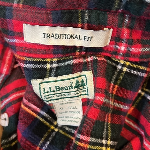 LL Bean XL Tall Flannels! - Picture 3 of 3